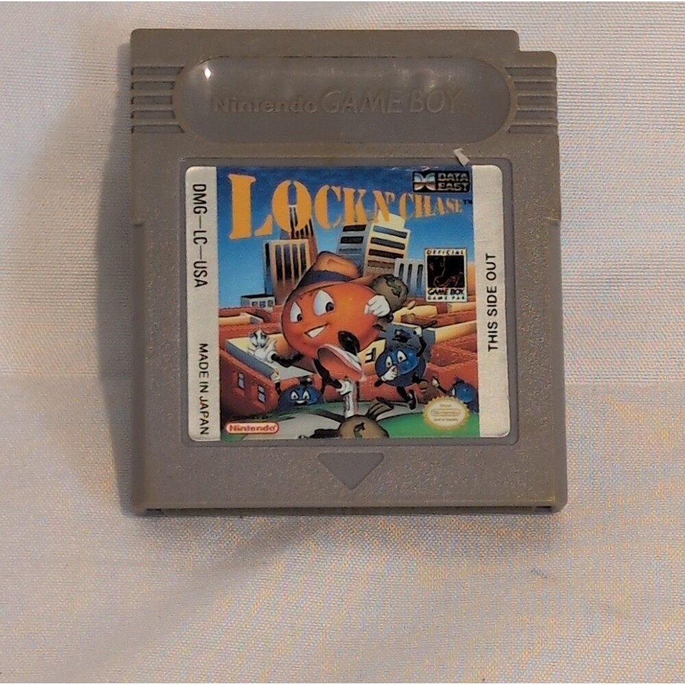 Lock N' Chase (Nintendo Gameboy, 1990) Game Cartridge Only
